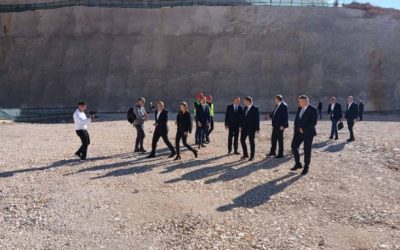 ЗВАНИЧНИЦИ СРПСКЕ У ОБИЛАСКУ ДОВОДНОГ ТУНЕЛА ЗА ХЕ ДАБАР